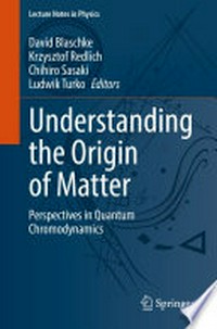 Understanding the Origin of Matter: perspectives in quantum chromodynamics