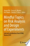 Mindful Topics on Risk Analysis and Design of Experiments: Selected contributions from ICRA8, Vienna 2019 /