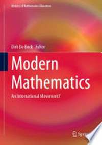 Modern Mathematics: An International Movement? /