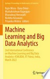 Machine Learning and Big Data Analytics: 2nd International Conference on Machine Learning and Big Data Analytics-ICMLBDA, IIT Patna, India, March 2022 /