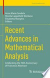 Recent Advances in Mathematical Analysis: Celebrating the 70th Anniversary of Francesco Altomare /