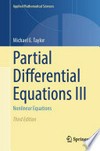 Partial Differential Equations III: Nonlinear Equations /