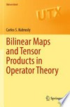Bilinear Maps and Tensor Products in Operator Theory