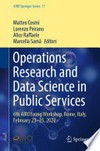 Operations Research and Data Science in Public Services: 6th AIROYoung Workshop, Rome, Italy, February 23–25, 2022 /