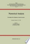 Numerical Analysis: Proceedings of the Colloquium on Numerical Analysis Lausanne, October 11–13, 1976 /