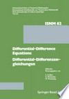 Differential-Difference Equations/Differential-Differenzengleichungen: Applications and Numerical Problems/Anwendungen und numerische Probleme /