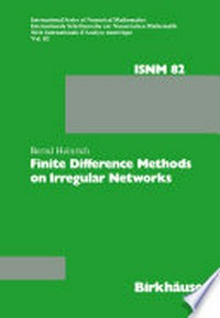 Finite Difference Methods on Irregular Networks: A Generalized Approach to Second Order Elliptic Problems /