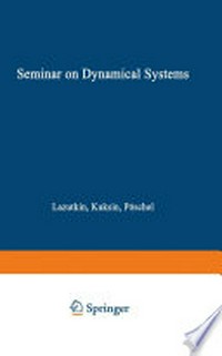 Seminar on Dynamical Systems: Euler International Mathematical Institute, St. Petersburg, 1991
