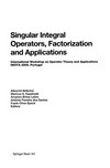 Singular Integral Operators, Factorization and Applications: International Workshop on Operator Theory and Applications IWOTA 2000, Portugal 