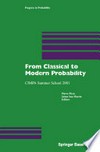 From Classical to Modern Probability: CIMPA Summer School 2001 /