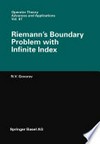Riemann’s Boundary Problem with Infinite Index