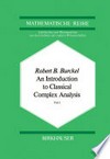 An Introduction to Classical Complex Analysis: Vol. 1 