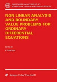 Nonlinear analysis and boundary value problems for ordinary differential equations 
