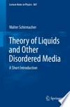 Theory of liquids and other disordered media: a short introduction