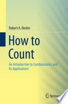How to Count: An Introduction to Combinatorics and Its Applications /