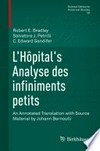 L’Hôpital's Analyse des infiniments petits: An Annotated Translation with Source Material by Johann Bernoulli 