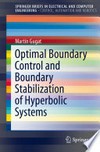 Optimal Boundary Control and Boundary Stabilization of Hyperbolic Systems