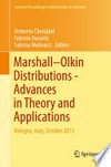Marshall Olkin Distributions - Advances in Theory and Applications: Bologna, Italy, October 2013 /