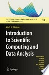 Introduction to Scientific Computing and Data Analysis