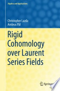 Rigid Cohomology over Laurent Series Fields
