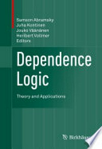 Dependence Logic: Theory and Applications /