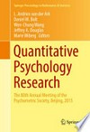 Quantitative Psychology Research: The 80th Annual Meeting of the Psychometric Society, Beijing, 2015 /