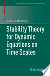 Stability Theory for Dynamic Equations on Time Scales
