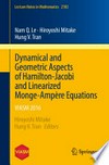 Dynamical and geometric aspects of Hamilton-Jacobi and linearized Monge-Ampère qquations: VIASM 2016