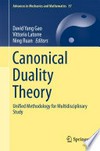 Canonical Duality Theory: Unified Methodology for Multidisciplinary Study 