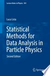 Statistical methods for data analysis in particle physics