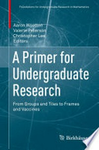 A Primer for Undergraduate Research: From Groups and Tiles to Frames and Vaccines 