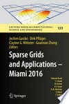 Sparse Grids and Applications - Miami 2016