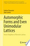 Automorphic Forms and Even Unimodular Lattices: Kneser Neighbors of Niemeier Lattices 