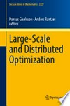Large-Scale and Distributed Optimization