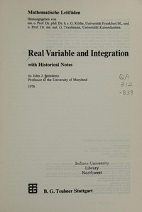 Real variable and integration: with historical notes