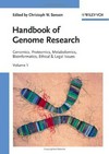 Handbook of genome research: genomics, proteomics, metabolomics, bioinformatics, ethical and legal issues 