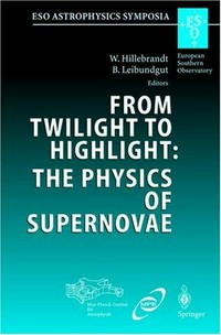 From twilight to highlight: the physics of supernovae : proceedings of the ESO/MPA/MPE Workshop held at Garching, Germany, 29-31 July 2002