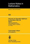 Cohomologie l-adique et fonctions L: Séminaire de géométrie algébrique du Bois-Marie 1965-66, SGA 5 /