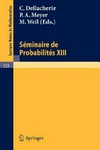 Séminaire de probabilités XIII, Université de Strasbourg, 1977/78