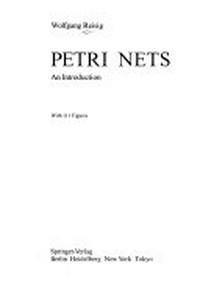 Petri nets: an introduction