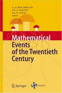 Mathematical events in the Twentieth century