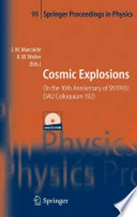 Cosmic explosions: On the 10th Anniversary of SN1993J (IAU Colloquium 192)