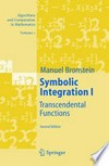 Symbolic Integration I: Transcendental Functions