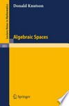 Algebraic Spaces