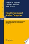 Trivial Extensions of Abelian Categories: Homological Algebra of Trivial Extensions of Abelian Categories with Applications to Ring Theory /