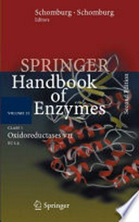 Springer Handbook of Enzymes. Vol. 22: Class 1 Â· Oxidoreductases VII EC 1.4
