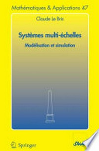 Systèmes multi-échelles: Modélisation et simulation