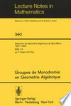 Groupes de Monodromie en Géométrie Algébrique