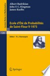 Ecole d'Eté de Probabilités de Saint-Flour V-1975