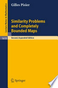 Similarity Problems and Completely Bounded Maps: Includes the solution to "The Halmos Problem"